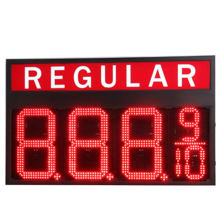 Energy Saving Durable Regular LED Gas Price Sign Outdoor Display