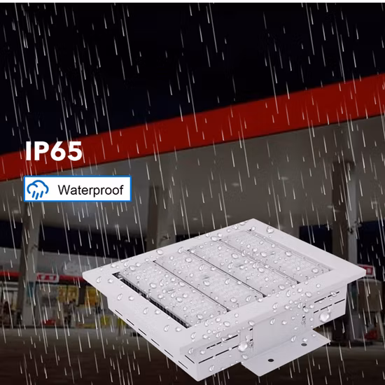 IP65 Бензозаправочная станция встраиваемая светодиодная лампа навеса, гарантия 5 лет